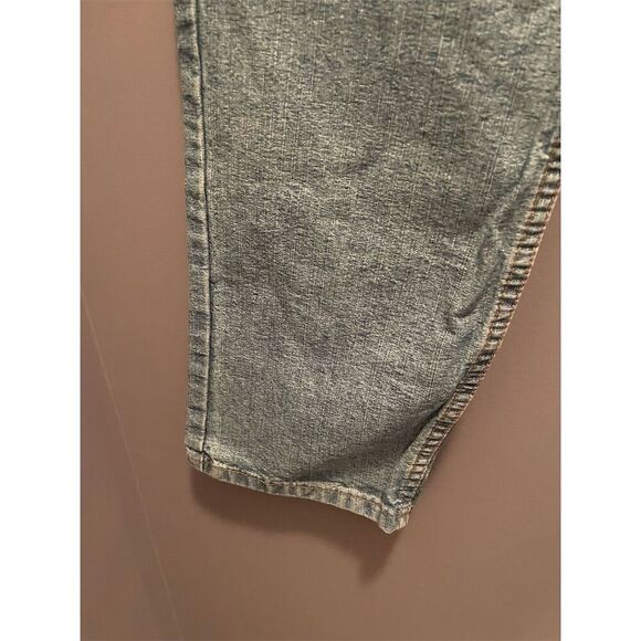 Faded Glory Women's Acid Wash Straight Jeans Size 14 Petites Blue - Picture 3 of 8